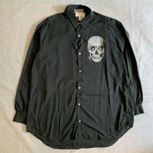 Load image into Gallery viewer, aw1994 Yohji Yamamoto Skull Polyester Shirt - Size M