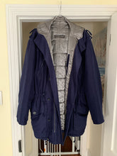 Load image into Gallery viewer, 1990s Katharine Hamnett Navy Parka - Size M