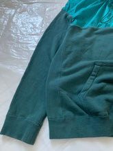 Load image into Gallery viewer, 2000s Final Home Teal Crewneck Sweater with Ripstop Monk Hood - Size M