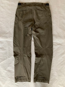 2000s Armani Articulated Brush Cotton Tactical Trousers - Size L