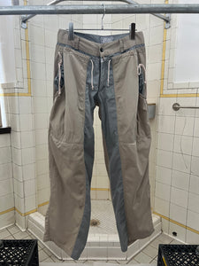 1980s Marithe Francois Girbaud Modular Paneled Jeans with Tubular Coin Bag Pockets - Size S