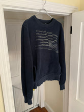 Load image into Gallery viewer, 2000s Bernhard Willhelm Faded Aqua Insideout Crewneck with Kangaroo Pocket - Size M