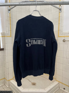 2000s Bernhard Willhelm Inside-Out Printed Crewneck Sweatshirt - Size M