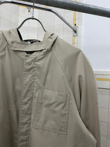 2000s Samsonite 'Travel Wear' Khaki Hooded Windbreaker - Size L
