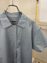 Load image into Gallery viewer, 1980s Katharine Hamnett Baby Blue Cotton Short Sleeve Shirt - Size M