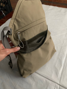 2000s Vintage Nike Beige Shoulder Sling Saddle Bag - Size OS