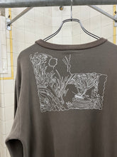 Load image into Gallery viewer, 2000s Bernhard Willhelm Light Brown Graphic Sweatshirt - Size L