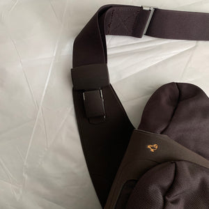 2000s Mandarina Duck Plum Ballistic Nylon Holster Bag - Size OS