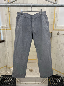2000s Mandarina Duck Overdyed Trousers with Back Pocket Zipper Detail - Size L