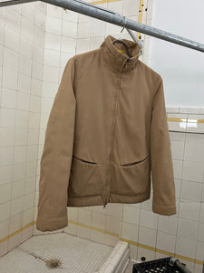 2000s Mandarina Duck Padded Blouson with Darted/Pleated Pocket & Neck Detailing - Size S