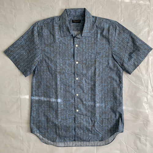 ss1999 CDGH+ Camo Object Dyed Pinstripe Shirt - Size M