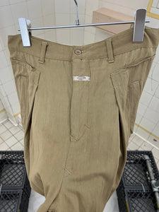 1980s Marithe Francois Girbaud x Closed Wrapped Pocket Pleated Trousers - Size M
