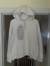 Load image into Gallery viewer, 2001 Bernhard Willhelm Lung Embroidered White Hoodie - Size M