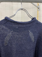 Load image into Gallery viewer, ss1994 Issey Miyake Silk Sweater with Feather Applications - Size L