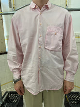 Load image into Gallery viewer, 1980s Marithe Francois Girbaud x Closed Dusty Pink Shirt with Unique Pocket Design - Size L
