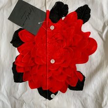 Load image into Gallery viewer, ss1987 Yohji Yamamoto Center Rose Shirt - Size OS