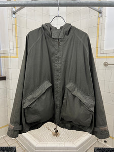 1980s Armani Coated Hooded Light Jacket - Size L