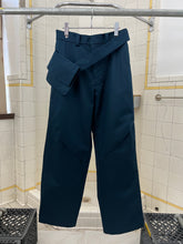 Load image into Gallery viewer, aw2017 Kiko Kostadinov Steel Blue Wrapped Knee Waistbag Trousers - Size M