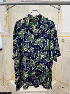 1990s Katharine Hamnett Oversized Hawaiian Shirt - Size XL