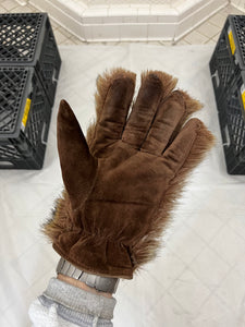 1990s Armani Fur Gloves - Size L