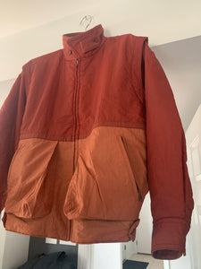 1980s Issey Miyake Reversible Nylon Jacket with Removable Sleeves - Size M