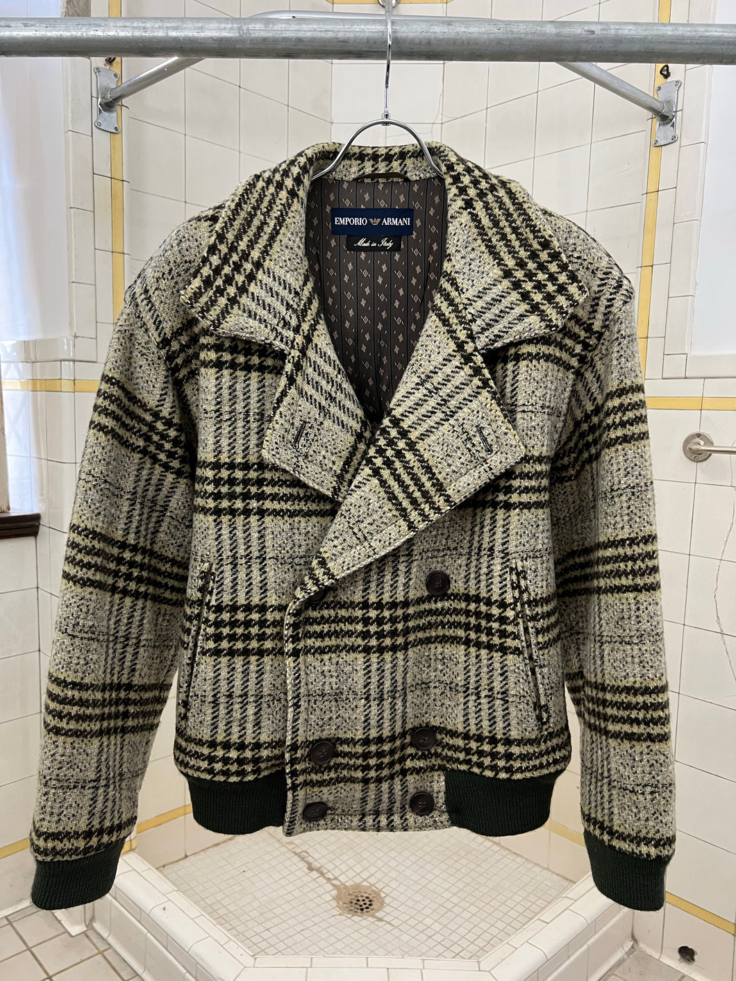 1980s Armani x Woolmark Double Breasted Bomber - Size M