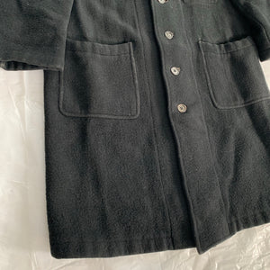 1990s CDGH+ Object Dyed Boiled Wool Coat - Size OS