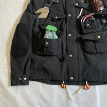 Load image into Gallery viewer, 2011 Junya Watanabe Black Nylon/Corduroy Blend Multipocket Jacket - Size M