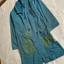 Load image into Gallery viewer, 1970s Vintage French Patched Long Work Jacket - Size M