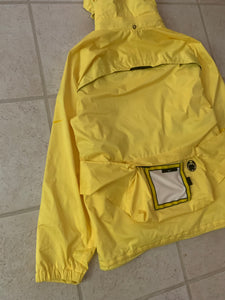 2000s Vintage Nike Transformable Yellow Bag Jacket - Size L