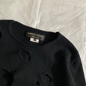 aw2014 CDGH+ Destoryed Knitted Sweater - Size M