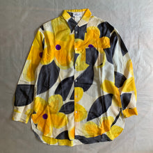 Load image into Gallery viewer, ss1991 Yohji Yamamoto Daisy Dyed Silk Shirt - Size M
