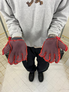 Seeing Red Maroon Dyed Carnage Gloves 0.2 - Size OS