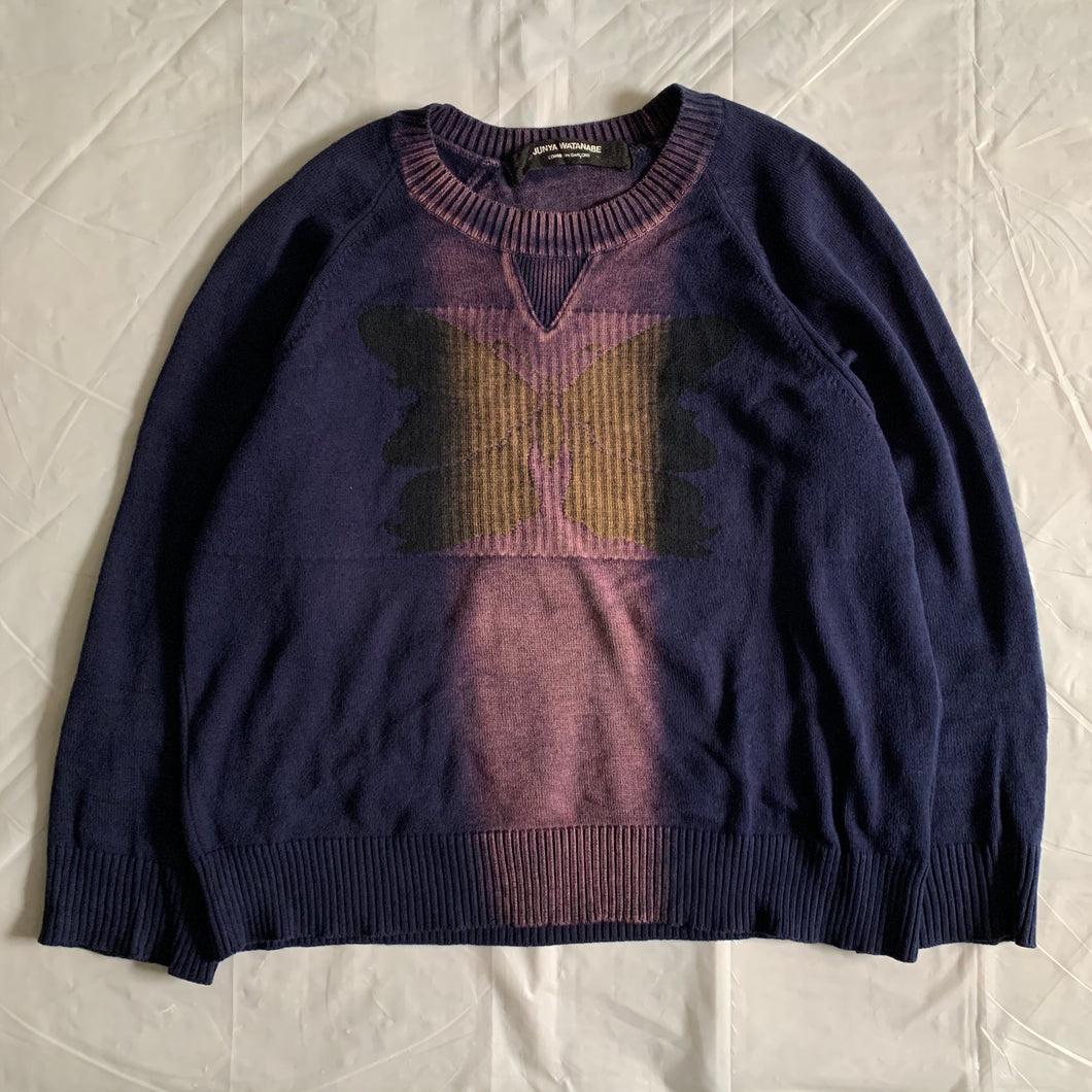 2001 Junya Watanabe Butterfly Dyed Knit - Size XS