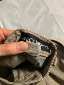 ss2004 Issey Miyake Dark Khaki Bondage Trousers - Size S