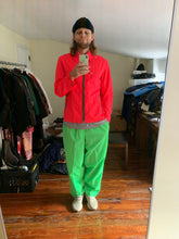 Load image into Gallery viewer, aw2000 Issey Miyake Electric Green Trackpants - Size L