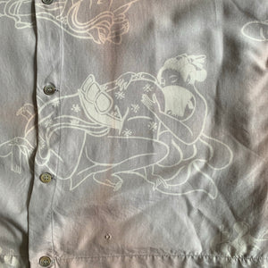 ss1995 Yohji Yamamoto Erotic Shunga Yuzen Print Shirt - Size XL