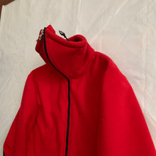 Load image into Gallery viewer, 1990s Vexed Generation Red Ninja Neck Fleece Zip Up - Size S