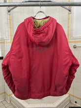 Load image into Gallery viewer, 1990s Armani Iridescent Pink Hooded Bomber - Size L