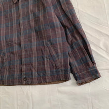Load image into Gallery viewer, 1980s CDGH Earth Tone Plaid Work Blouson - Size L