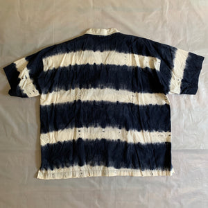 1980s Issey Miyake Dyed Striped Shirt - Size XL