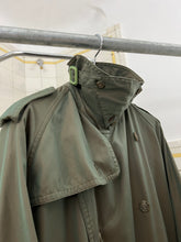 Load image into Gallery viewer, 1980s Katharine Hamnett Iridescent Jade Trench Coat - Size OS