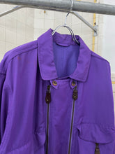 Load image into Gallery viewer, 1980s Armani Dual Zip Iridescent Flight Jacket - Size XL