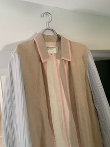 2000s CDGH Homme Reconstructed Mismatch Shirt - Size M