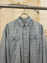 Load image into Gallery viewer, 1980s Marithe Francois Girbaud Double Pleated Shoulder Plaid Shirt - Size L