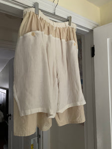 2010s Yohji Yamamoto Beige Oversized Layered Shorts - XL