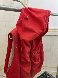 1980s Marithe Francois Girbaud x Closed Hooded Life Preserver Vest - Size M
