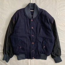Load image into Gallery viewer, 1980s Issey Miyake Switch Sleeve Linen Bomber Jacket with Removable Lining - Size XL