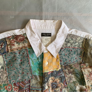 ss2000 CDGH+ Gobelin Tapestry Patchwork Shirt - Size OS