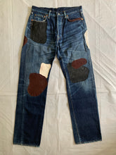 Load image into Gallery viewer, 2000s Yohji Yamamoto x Spotted Horse Leather Patchworked Denim - Size M